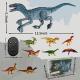 toy dinosaur robot velociraptor with shaking head and tail Thumbnail Image 5