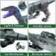 rechargeable raptor robot dinosaurs with light and sound Thumbnail Image 3