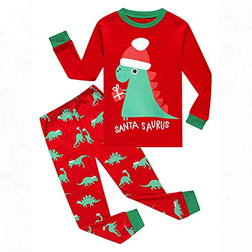 Childrens Dinosaur Christmas Pyjamas ages 1-7