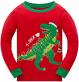 childs christmas dinosaur pyjamas Thumbnail Image 1