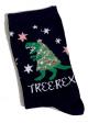 Ladies Christmas Tree Rex Socks 4-8 UK Thumbnail Image 1