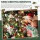 Assorted Dinosaur Christmas Ornament Set - 8 Pieces Thumbnail Image 5