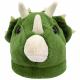 Kids Soft Triceratops Slippers With Non-Slip Sole Thumbnail Image 2