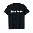 Santa Ride Dinosaur Sleigh Christmas Kids Women Men T-Shirt Main Thumbnail