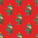 Fierce T-Rex Christmas Wrapping Paper - 6 foot x 30 inch Thumbnail Image 1