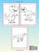 simple dinosaur connect the dots activity book Thumbnail Image 1