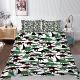 3 piece dinosaur pattern double bedding set with pillowcases Thumbnail Image 1