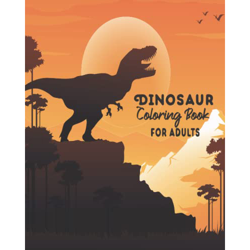 Adult Dinosaur Coloring Book