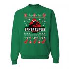 Jurassic Park Santa Claws Ugly Christmas Crewneck Sweatshirt Main Thumbnail