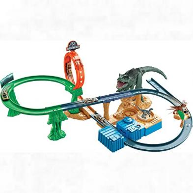 Hot Wheels Jurassic World Dominion Clash N Crash Track Set
