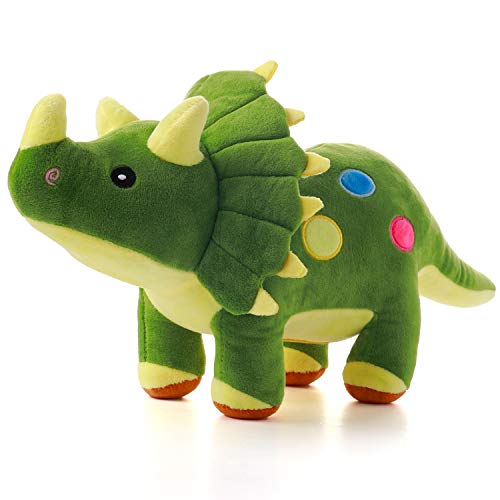  stuffed triceratops dinosaur plushie