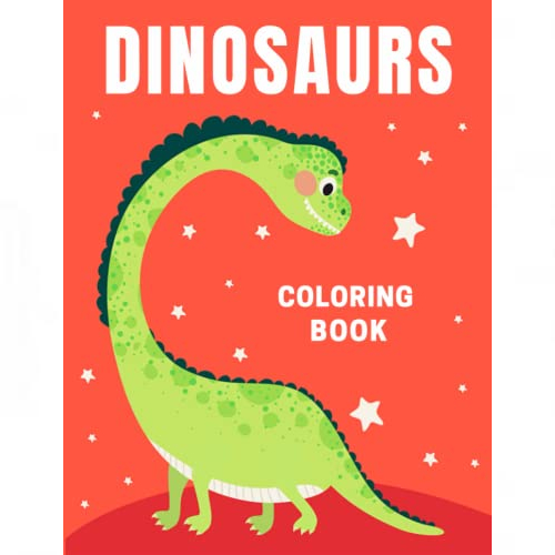 Dinosaurs Colouring Book, Prehistoric Activity Books