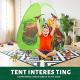 kids boys dinosaur toys tent: pop up play tent for 2-6 year old boy girls gifts birthday party decorations for toddler kid age 3 4 5 children indoor outdoor present playhouse toy for baby toddlers Thumbnail Image 3