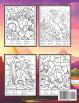 dinosaur paint by numbers: coloring activity book for kids ages 4-8 Thumbnail Image 1