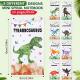 24 Mini Dinosaur Notebooks for Kids - Plain Paper Thumbnail Image 1