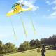 kite for outdoor yellow holiday dinosaur kite with kite string and kite reel for adults and kids,extremely easy to fly kite for beach trip easy flyer kites (color : 1000m line) Thumbnail Image 2