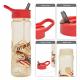 Official Jurassic World Dominion Water Bottle with Flip Up Straw Thumbnail Image 2
