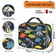 insulated lunch bag with dinosaurs and dino bones Thumbnail Image 1