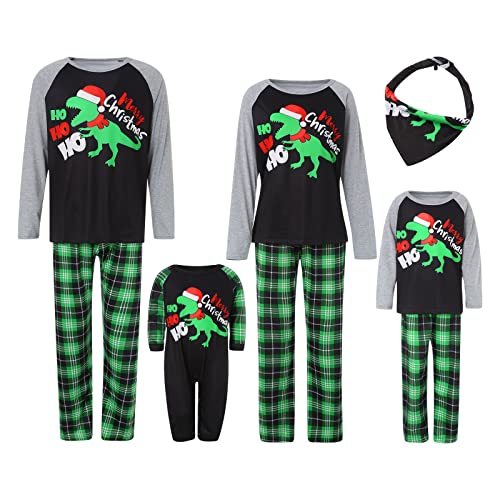 Matching Family Christmas Dinosaur Pyjamas - Dog Included
