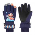 Waterproof Kids Dinosaur Ski Gloves - Available in 2 Colours - 3 Sizes Main Thumbnail