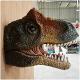 handmade wall mounted t-rex dinosaur head Thumbnail Image 4
