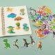 150 x Waterproof Dinosaur Cartoon Stickers - SAVITA Thumbnail Image 4