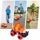 Remote Control Triceratops Monster Truck - Orange Thumbnail Image 1