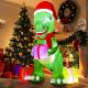 6ft Inflatable Dinosaur Christmas Yard Decoration Thumbnail Image 4