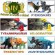 take apart transforming dinosaur toys with electronic drill and arrow launcher Thumbnail Image 1