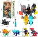take apart transforming dinosaur toys with electronic drill and arrow launcher Thumbnail Image 3