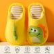 Toddler Bright Yellow Dinosaur Slippers Thumbnail Image 4