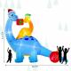 10 Ft Long Inflatable Diplodocus With Smaller Diplodocus Xmas Decoration Thumbnail Image 4
