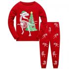 Christmas Dinosaur Fossil Pyjamas - Ages 1 - 7 Main Thumbnail