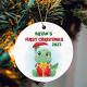 Personalized Ceramic Dinosaur Babys First Christmas Tree Decoration Thumbnail Image 5