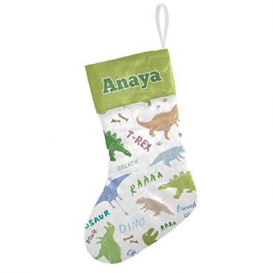 Personalised Dino Christmas Stocking