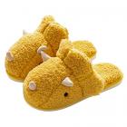 Cute Fluffy Triceratops Slippers for Women Main Thumbnail