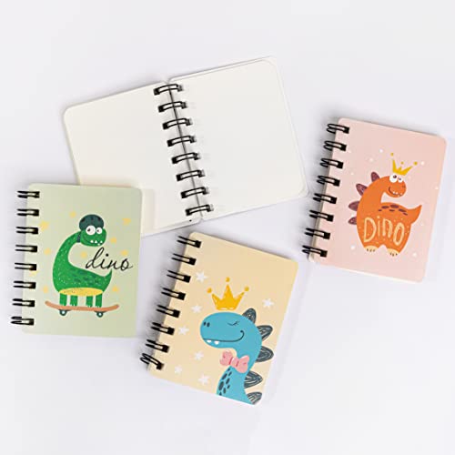 12 x Mini Dinosaur Notebooks - A7 Pocket Size Notebooks