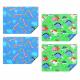 Reversible Dinosaurs and Candy Canes Xmas Wrapping Paper Thumbnail Image 2