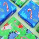 Reversible Dinosaurs and Candy Canes Xmas Wrapping Paper Thumbnail Image 3