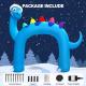 12 FT Inflatable Dinosaur Xmas Archway With Built-in Flashing LEDs Thumbnail Image 4
