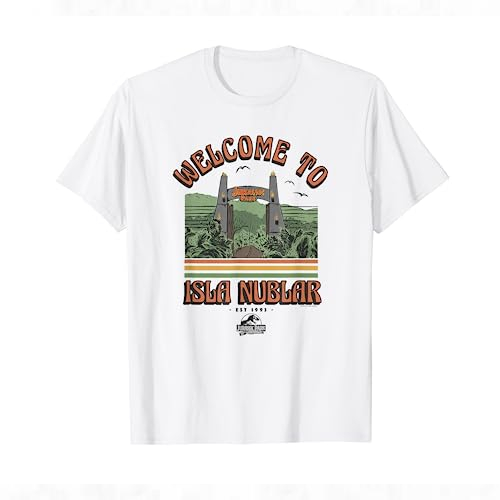 Jurassic Park 30th Anniversary Welcome to Isla Nublar T-Shirt