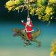 Santa Riding T-Rex Christmas Tree Decoration Thumbnail Image 5