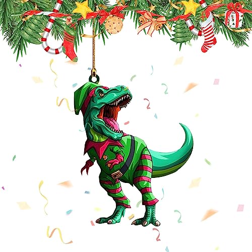  T-Rex Elf Christmas Decoration