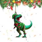 T-Rex Elf Christmas Decoration Main Thumbnail