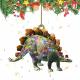 Stegosaurus Christmas Tree Ornament with Rope Thumbnail Image 5