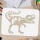3 Layered T-rex Stencils for Painting 21x30cm Thumbnail Image 2