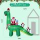 Huge 13ft Inflatable Christmas Diplodocus Decoration Thumbnail Image 2