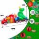 12FT Inflatable Christmas Truck with Wrapped Up Dinosaur Thumbnail Image 5