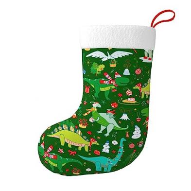 Cute Cartoon Dinosaur Christmas Stocking
