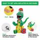 5 FT Crazy Dino Outdoor Christmas Decoration Thumbnail Image 3